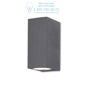 Иконка Ideal Lux 115337 UP AP2 ANTRACITE уличный накладной светильник 