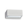 Иконка Ideal Lux 115351 TWIN AP1 BIANCO уличный накладной светильник белый