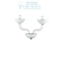 Иконка Ideal Lux 116617 CASANOVA AP2 BIANCO накладной светильник белый