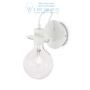 Иконка Ideal Lux 119465 RADIO AP1 BIANCO накладной светильник белый