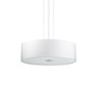 Иконка Ideal Lux 122236 WOODY SP4 BIANCO подвесной светильник белый