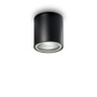 Иконка Ideal Lux 122687 GUN PL1 NERO уличный потолочный светильник черный