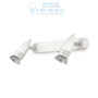 Иконка Ideal Lux 122717 ALFA AP2 BIANCO накладной светильник белый