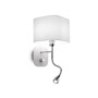 Иконка Ideal Lux 124162 HOLIDAY AP2 BIANCO накладной светильник белый