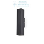 Иконка Ideal Lux 126890 SKY AP2 NERO накладной светильник черный