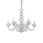Иконка Ideal Lux 132112 PRAGA SP6 подвесной светильник белый