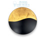 Иконка Ideal Lux 133300 SUNRISE AP4 NERO E ORO накладной светильник черный