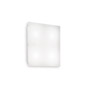 Иконка Ideal Lux 134888 FLAT PL1 D20 потолочный светильник белый