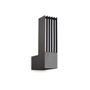 Иконка Ideal Lux 135854 MARTE AP1 ANTRACITE уличный накладной светильник 