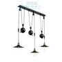 Иконка Ideal Lux 136349 UP AND DOWN SP3 подвесной светильник черный