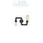 Иконка Ideal Lux 136691 PLUMBER AP2 накладной светильник черный