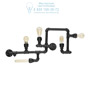 Иконка Ideal Lux 136707 PLUMBER PL5 потолочный светильник черный