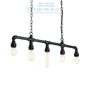 Иконка Ideal Lux 136738 PLUMBER SP5 подвесной светильник черный