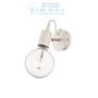 Иконка Ideal Lux 138374 EDISON AP1 BIANCO накладной светильник белый
