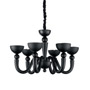 Иконка Ideal Lux 140339 BON BON SP6 NERO подвесной светильник черный