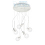 Иконка Ideal Lux 141138 RADIO SP5 BIANCO подвесной светильник белый