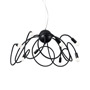 Иконка Ideal Lux 141916 MULTIFLEX SP8 NERO подвесной светильник черный