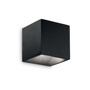 Иконка Ideal Lux 142302 RUBIK AP1 NERO уличный накладной светильник черный