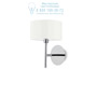 Иконка Ideal Lux 143156 WOODY AP1 BIANCO накладной светильник белый