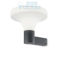 Иконка Ideal Lux 146553 SOUND AP1 ANTRACITE уличный накладной светильник 