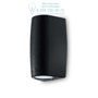 Иконка Ideal Lux 147819 KEOPE AP2 SMALL NERO уличный накладной светильник черный