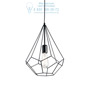 Иконка Ideal Lux 148175 AMPOLLA-3 SP1 NERO подвесной светильник черный