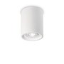 Иконка Ideal Lux 150420 OAK PL1 ROUND BIANCO потолочный светильник белый