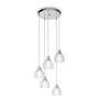 Иконка Ideal Lux 153100 RUBY SP5 CROMO подвесной светильник хром