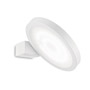 Иконка Ideal Lux 155395 FLAP AP1 ROUND BIANCO накладной светильник белый