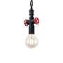 Иконка Ideal Lux 155906 PLUMBER SP1 NERO подвесной светильник черный