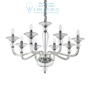 Иконка Ideal Lux 159980 DANIELI SP8 TRASPARENTE подвесной светильник прозрачный