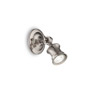 Иконка Ideal Lux 160016 BARBER AP1 NICKEL накладной светильник 