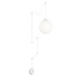 Иконка Ideal Lux 160863 BOA SP1 BIANCO подвесной светильник белый