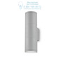 Иконка Ideal Lux 163628 GUN AP2 SMALL GRIGIO уличный накладной светильник 