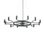 Иконка Ideal Lux 165066 SPACE SP12 NERO подвесной светильник черный