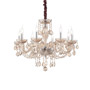 Иконка Ideal Lux 166889 ROSE SP8 подвесной светильник янтарный