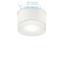 Иконка Ideal Lux 168036 URANO PL1 SMALL BIANCO уличный потолочный светильник белый