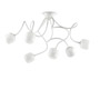 Иконка Ideal Lux 174921 OCTOPUS PL6 BIANCO потолочный светильник белый