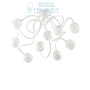 Иконка Ideal Lux 174990 OCTOPUS PL9 BIANCO потолочный светильник белый