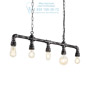 Иконка Ideal Lux 175355 PLUMBER SP5 VINTAGE подвесной светильник 