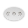 Иконка Ideal Lux 175768 LOGOS PL3 BIANCO потолочный светильник белый