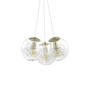 Иконка Ideal Lux 175973 MAPA SAT SP3 OTTONE подвесной светильник 