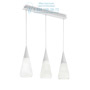 Иконка Ideal Lux 176277 WAVE SP3 подвесной светильник белый