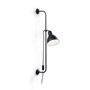 Иконка Ideal Lux 179643 SHOWER AP1 NERO накладной светильник черный