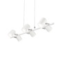Иконка Ideal Lux 186825 SHOTS SP6 BIANCO подвесной светильник белый