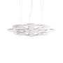 Иконка Ideal Lux 195285 TORONTO SP5 BIANCO подвесной светильник белый
