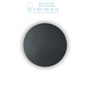 Иконка Ideal Lux 195742 COVER AP1 ROUND SMALL NERO накладной светильник черный