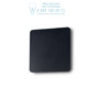 Иконка Ideal Lux 195766 COVER AP1 SQUARE SMALL NERO накладной светильник черный