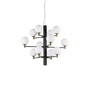 Иконка Ideal Lux 197319 COPERNICO SP12 NERO подвесной светильник черный
