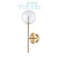 Иконка Ideal Lux 200149 EQUINOXE AP1 OTTONE ANTICO накладной светильник 